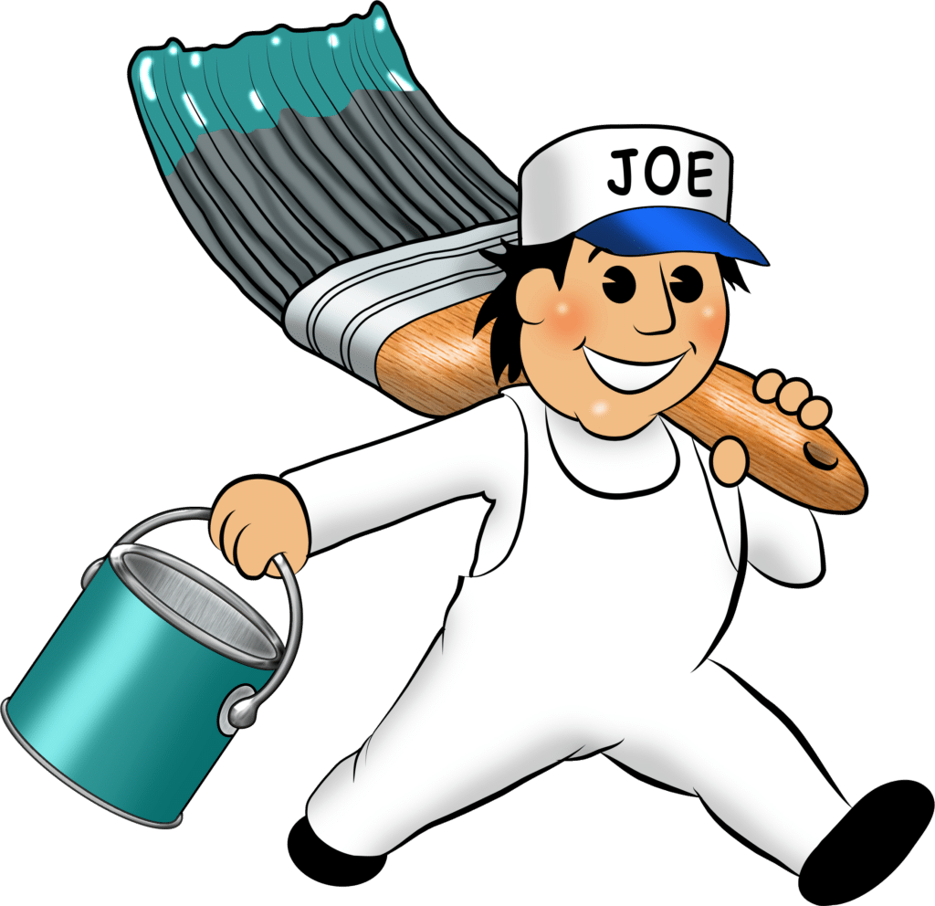 Joe C Painting Company Mascot