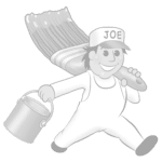 Joe C Painting Company Mascot Watermark